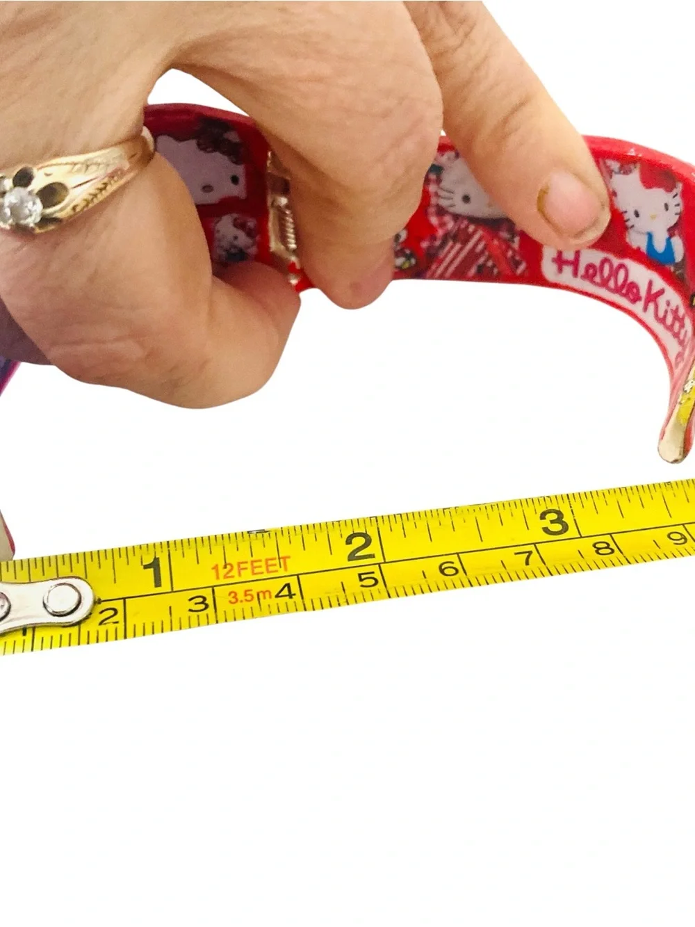 Hello Kitty Red Character Hinged Bangle